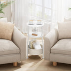 Small Round Side Table for Living Room - Image 4