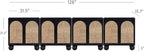 Nathan James Leah Boho TV Stand or Sideboard Cabinet - Image 2