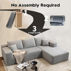 107.5" Cloud Modular Sectional Sofa Couch - Image 3