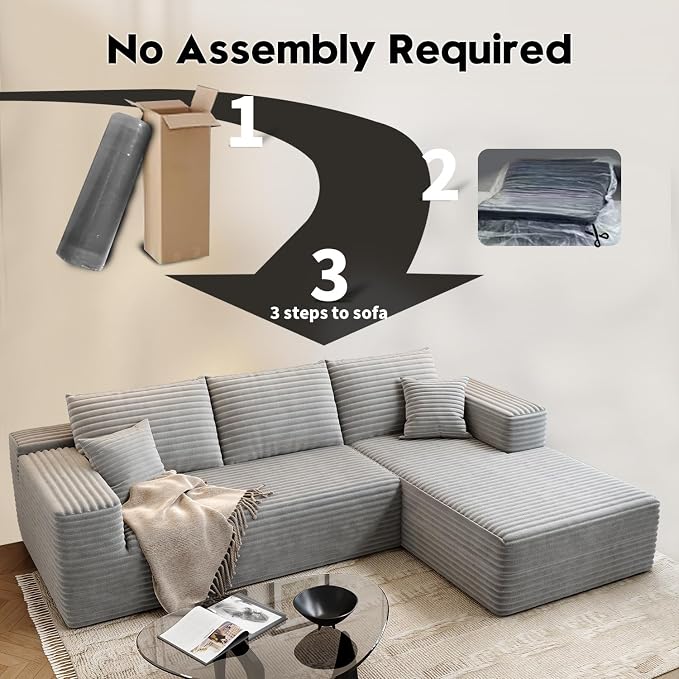 107.5" Cloud Modular Sectional Sofa Couch - Image 3
