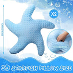 Fumete Starfish Pillow Beach Starfish Shaped Throw Pillows 20'' Star Fish - Image 2