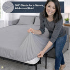 Cottington Lane Sleeper Sofa Sheets Full Size, 4 Piece Premium Quality 100% - Image 4