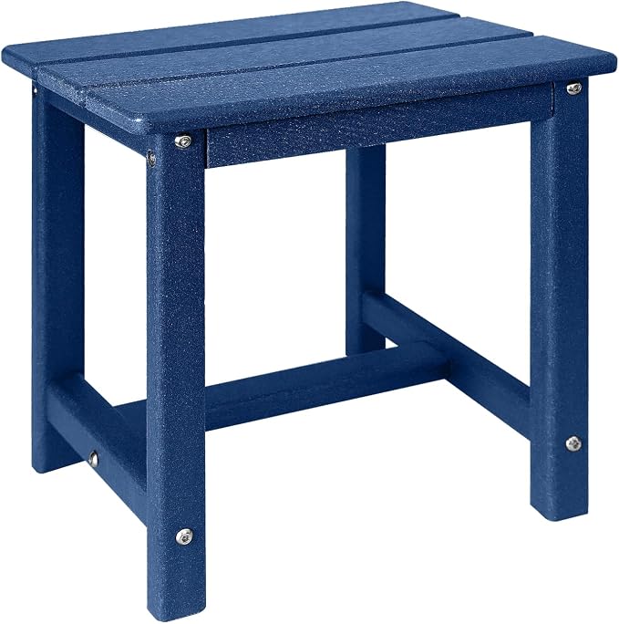GARDENSTAR Adirondack Square Side Table, one-Tier Outdoor end Table, Patio Side by GARDENSTAR