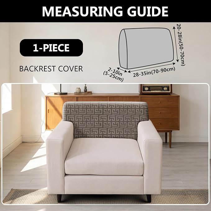 UNBBRRL Stretch Couch Backrest Cushion Cover - Image 2