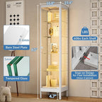 5-Tier Glass Display Cabinet - Image 3