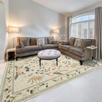 Area Rugs for Living Room, 6x9 Washable Vintage Rug for Bedroom, Non-Slip - Image 6
