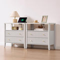 Set of 2 Fluted Nightstands by Fatmok