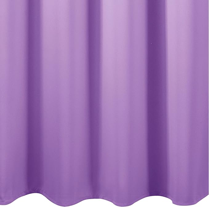 Lavender Blackout Curtains 66 x 63 Inch Length/Set of 2 Curtain Panels/Thermal - Image 9