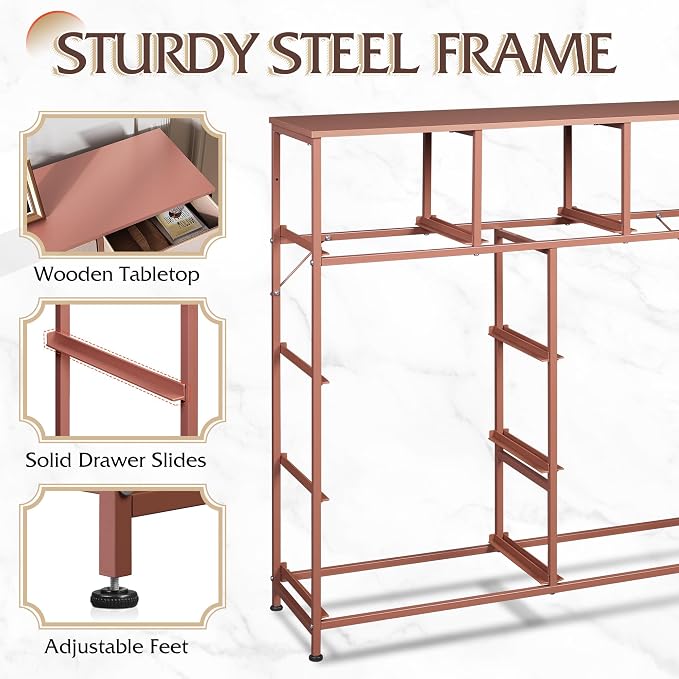 WLIVE 9-Drawer Dresser, Fabric Storage Tower - Image 7