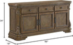 Picket House Furnishings Denali Buffet Table & Sideboard in Walnut - Image 3
