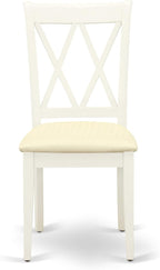 East West Furniture CLC-LWH-C Clarksville Kitchen Dining Chairs - Image 4