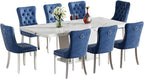 Henf 63"-79" Extendable Dining Room Table and Chairs Set - Image 9