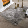 Ashler faux fur rug, Fluffy Shaggy Area Rug Ultra Soft 2 x 2.9 Feet Rectangle by AshlerHomeDeco