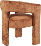 Jofran Gwen Jacquard Upholstered Accent Chair, Modern Luxury Plush Sculptural - Image 5