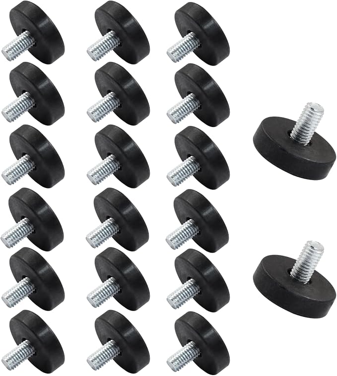 20Pcs 5/16" Thread Adjustable Furniture Levelers, M8 Stainless Steel Screw in - Image 5