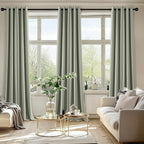 MIULEE Blackout Curtains for Bedroom 2 Panels 40 x 90 Inch Long Sage Green | - Image 6