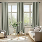 MIULEE Blackout Curtains for Bedroom 2 Panels 40 x 96 Inch Long Sage Green | - Image 6