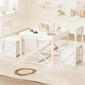 INNOD Kids Table and 2 Chairs Set, 4 in 1 Toddler Activity Table and Chairs Set by INNODToddlerTower