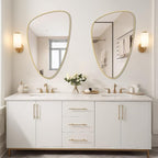 WallBeyond Asymmetrical Mirror, Irregular Wall Mirror, Wall Mirrors Decorative - Image 2