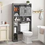 Farmhouse Over The Toilet Storage Cabinet - Image 5