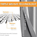 Blackout Curtains for Bedroom, 38 x 72 Inch, 2 Panels | Light Blocking - Image 3
