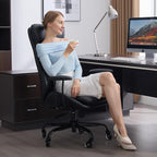 E-Motie Office Chair, Leather Desk Chair - Image 9