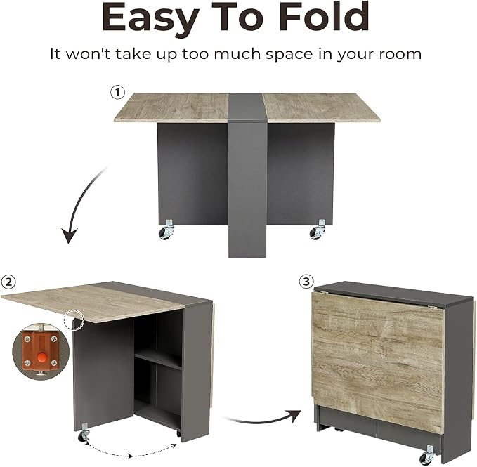 Tiptiper Folding Dining Table - Image 6