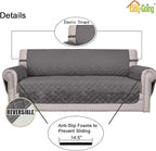 Easy-Going Reversible Couch Cover, 4 Seater Sofa, XX-Large Sofa, Water - Image 3