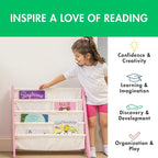 Humble Crew Kids Bookshelf, 4-Tier Front-Facing Book Display Organizer - Image 5