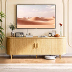 58" Mid Century Modern TV Stand - Image 2