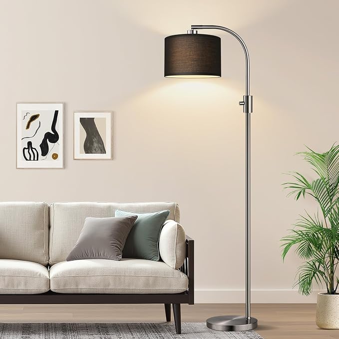 Nintiue Upgraded Modern Arc Dimmable Tall Standing Floor Lamp - Image 6