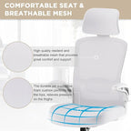 Mimoglad Office Chair, High Back Ergonomic Desk Chair - Image 6
