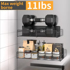 DTUQYX Magnetic Spice Rack for Refrigerator, 4 Pack 100% Metal Strong Magnet - Image 3