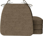 AAAAAcessories D-Shaped Chair Cushions, Machine-Washable Cover by AAAAAcessories