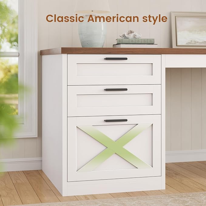 SEDETA 55.1" Farmhouse Office Desk - Image 8