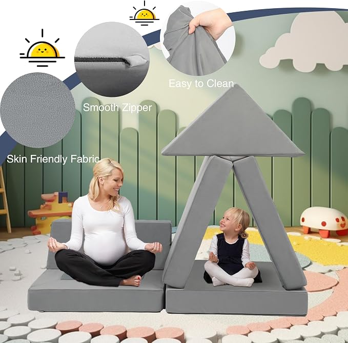 Edbuosy 22Pcs Modular Kids Play Couch - Image 6