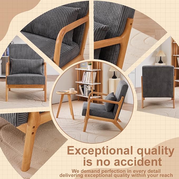 Mid-Century Modern Accent Chair - Image 7