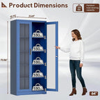 UNICOLY Lockable Display Cabinet - Image 3