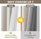MIULEE 100% Blackout Linen Curtains - Image 4