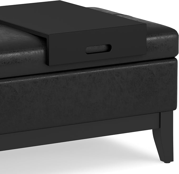 SIMPLIHOME Oregon Storage Ottoman Bench - Image 11