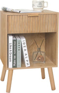 Fultyle Night Stand with Drawer, Mid Century Nightstand with Storage, Modern by Fultyle
