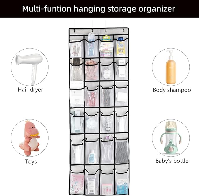 SAVERHO Over the Door Shoe Organizer, Hanging Shoe Organizer - Image 5
