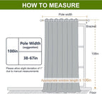 NICETOWN Wide Sliding Door Curtains - Image 2