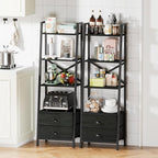 Furologee 4-Tier Ladder Shelf, Small Bookshelf - Image 4