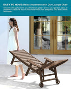Ciokea Outdoor Chaise Lounge Chair Set of 2, Patio Lounge Chairs - Image 6