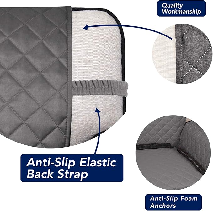 PureFit Reversible Quilted Sofa Cover Dog Couch Covers - Image 3