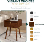 Bme Alden Solid Wood Nightstand/Side Table/End Table, Fully Assembled, - Image 10