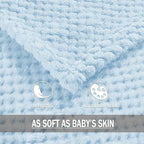 Exclusivo Mezcla Large Waffle Fleece Throw Blanket - Image 5