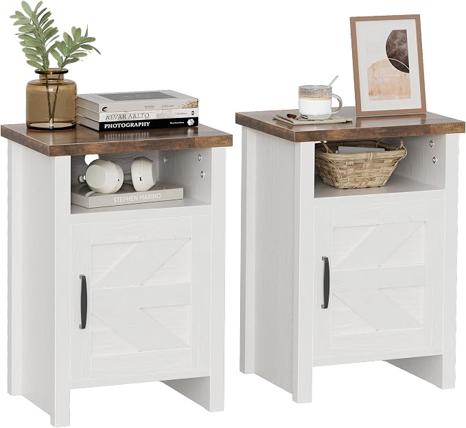 YESHOMY Farmhouse Modern Nightstand by SearchallYESHOMY