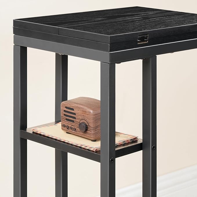 HOOBRO Foldable End Table, C Shaped Side Table - Image 8